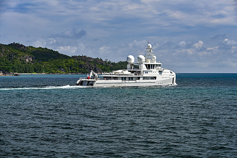 Um Alhoul yacht in the Seychelles