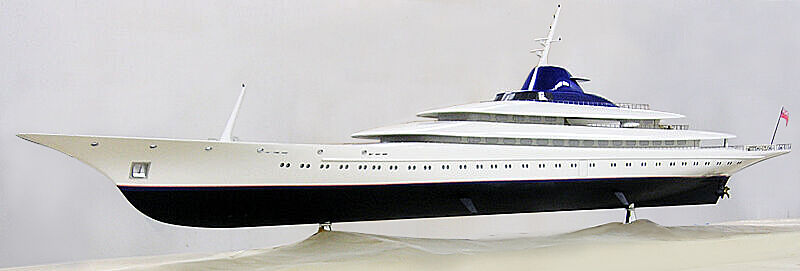 Pencil on the Water yacht concept exterior