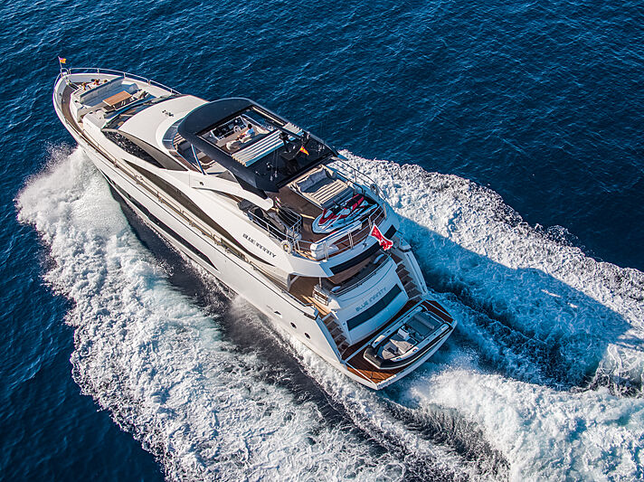 Blue Infinity yacht cruising