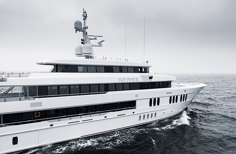 Top Five II yacht by Royal Hakvoort Shipyard sea trials