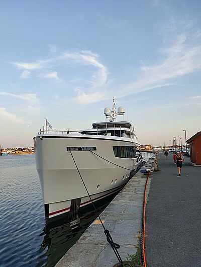 My Way yacht at Saint Malo
