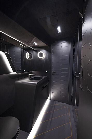 Tecnomar for Lamborghini 63 yacht interior detail