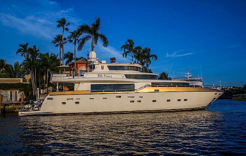 Bella Donna II yacht in marina