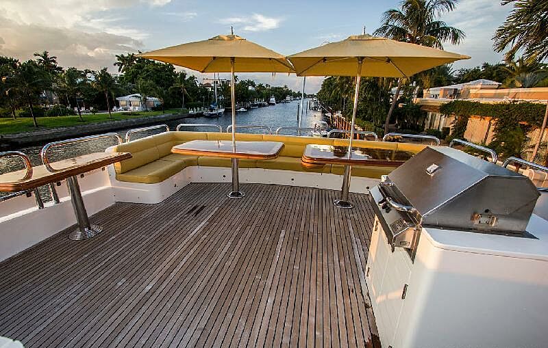 Bella Donna II yacht aft deck