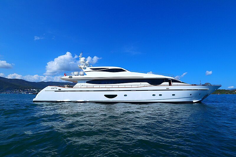 Poseidon yacht anchored
