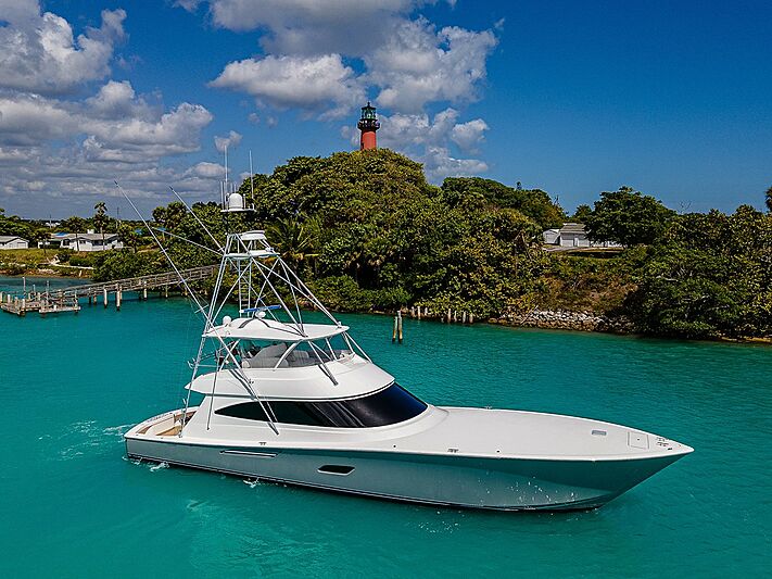 Ghost yacht anchored