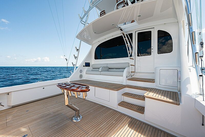 Ghost yacht aft deck