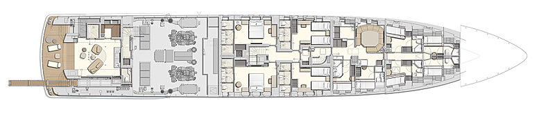 Project Apollo yacht general arrangement