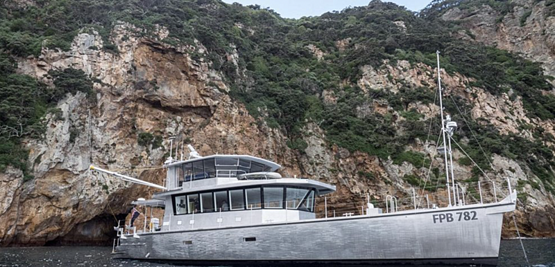 Grey Wolf II yacht anchored