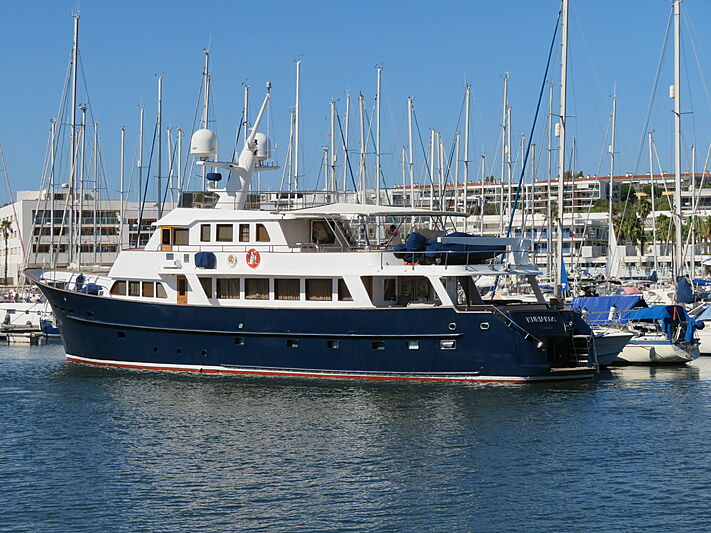 Kuriakos yacht in Lagos marina