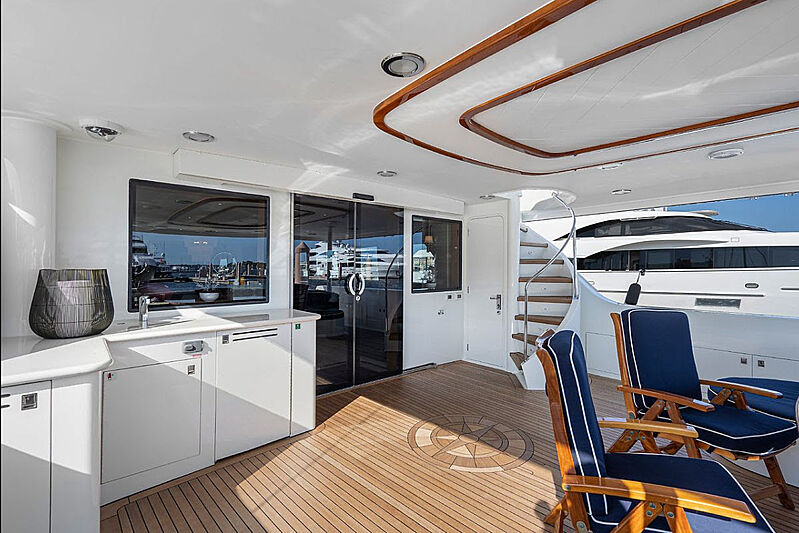 Risk & Reward yacht aft deck