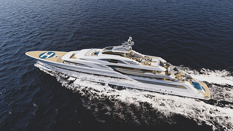 CD100 yacht concept from Cantu Design