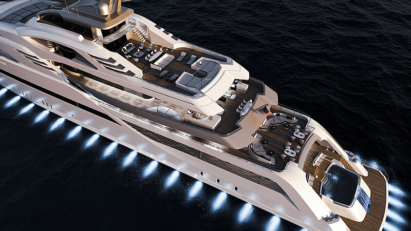 CD100 yacht concept from Cantu Design