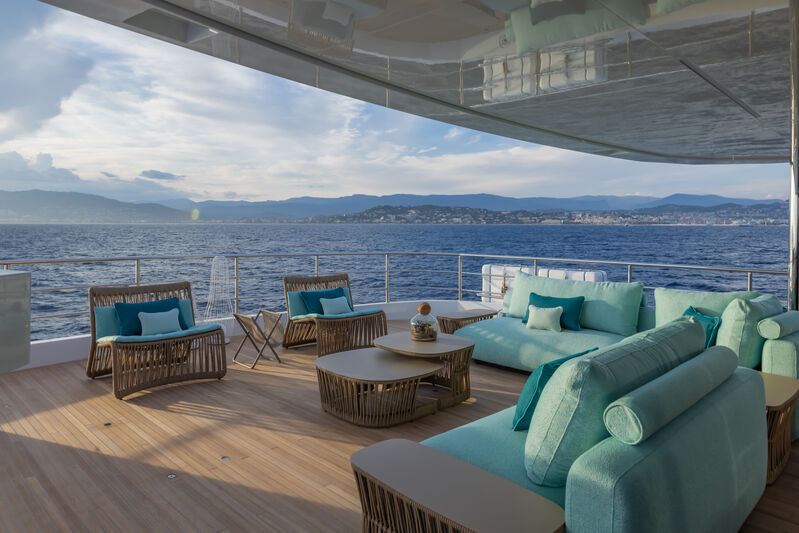 Emocean yacht aft deck