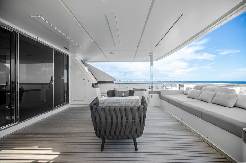 Photo Ocean Z yacht aft deck SuperYacht Times