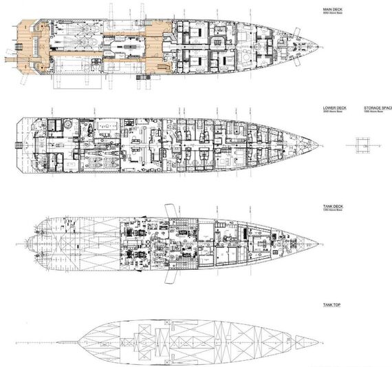 Photo La Datcha yacht layout SuperYacht Times
