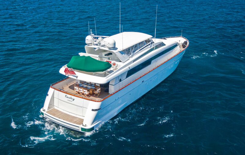 Cariloy yacht anchored
