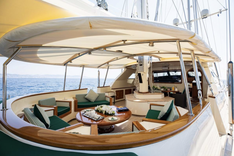 Perini Navi sailing yacht Norfolk Star for sale SYT