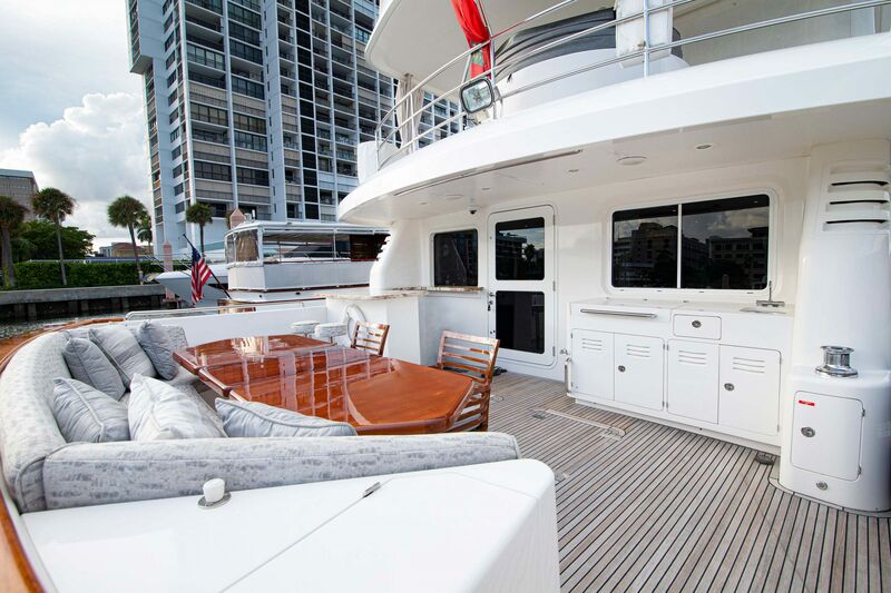 Photo Tortuga yacht upper deck SuperYacht Times