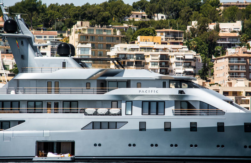 Pacific moored in Palma de Mallorca