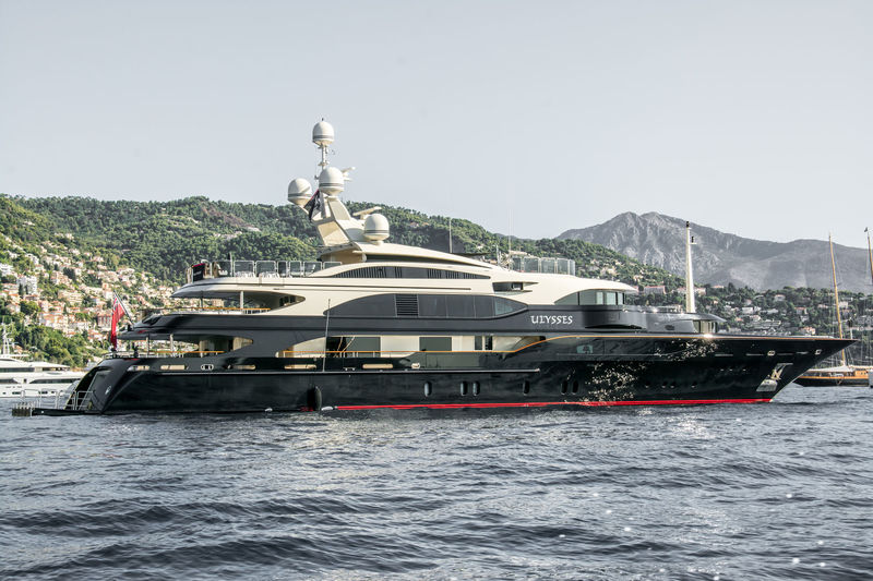 Ulysses anchored off Monaco
