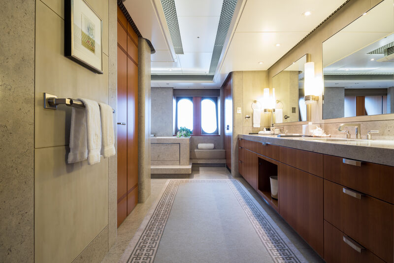 Onboard yacht Octopus interior pictures SuperYacht Times