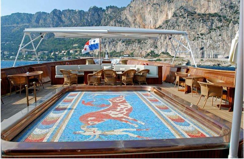 Christina O main deck pool