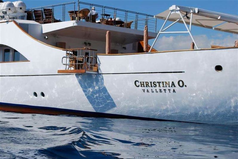 Christina O exterior detail