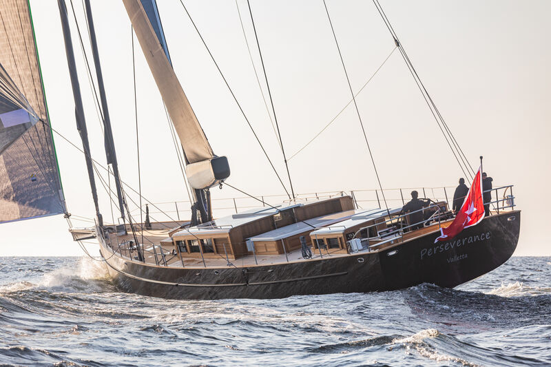 Onboard Baltic Yachts sailing yacht Perseverance SYT