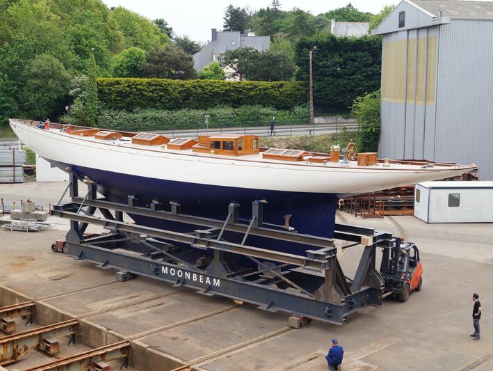 Classic Fife sailing yacht Moonbeam IV completes refit SYT