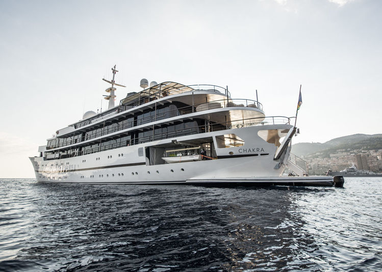 Chakra anchored off Monaco