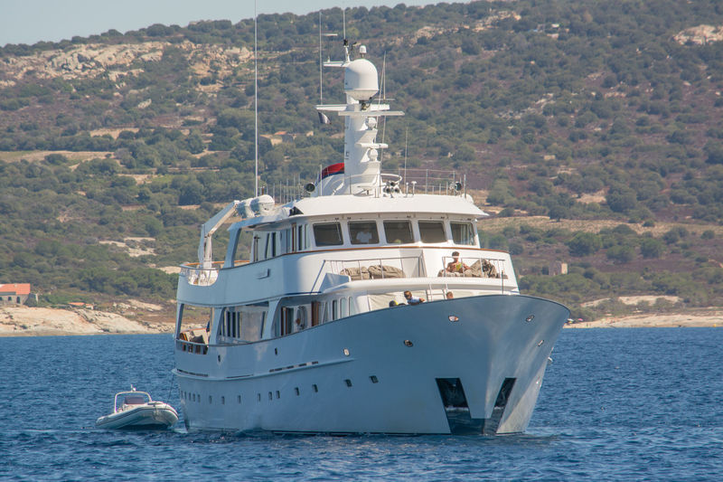 Seawolf anchored off Calvi
