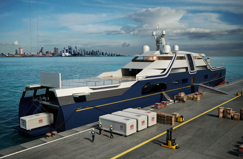 Vitruvius 125m UK flagship unveiled SuperYacht Times DSD Design