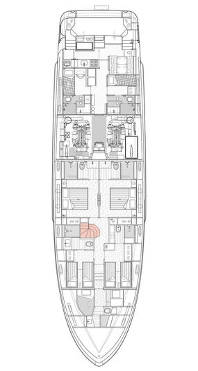 MCP Yachts 92.5m Two and a Half Decks general arrangements