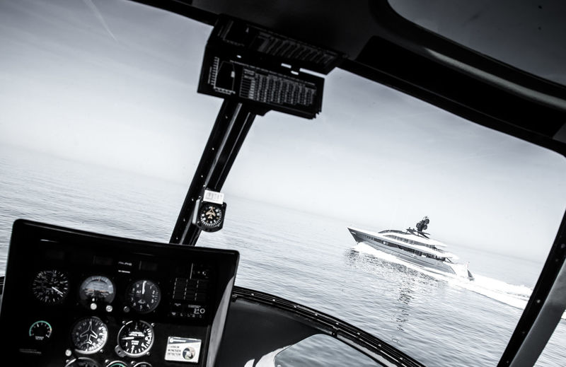 Irisha seatrials helicopter view