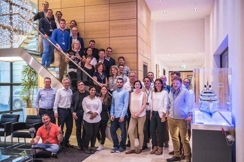 HISWA superyacht press tour 2018 at Oceanco