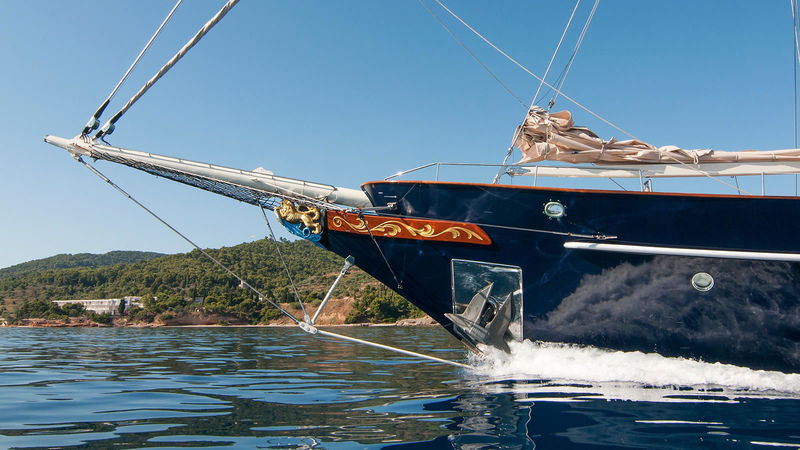 Malcolm Miller sailing