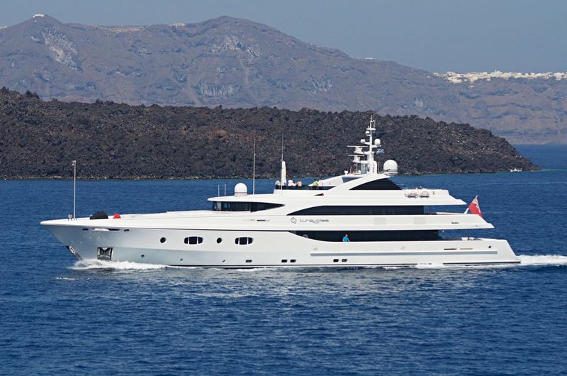 Turquoise cruising in Greece