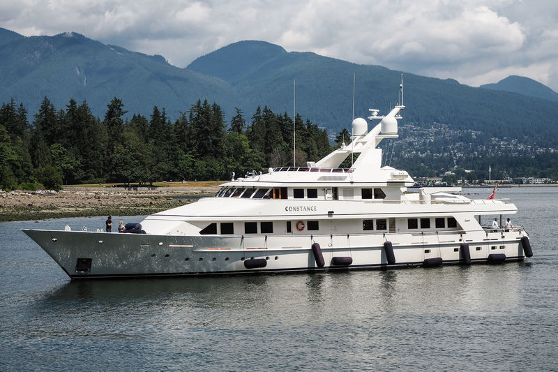 Constance arriving in Coal Harbour