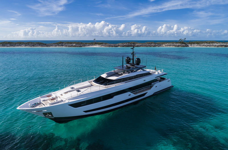 Vista Blue anchored