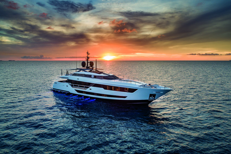 Vista Blue anchored