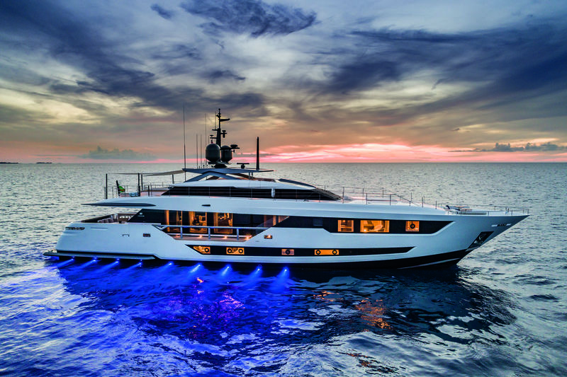 Vista Blue anchored