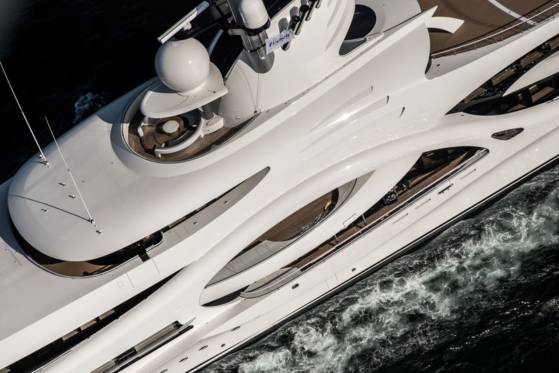 Anna on sea trials