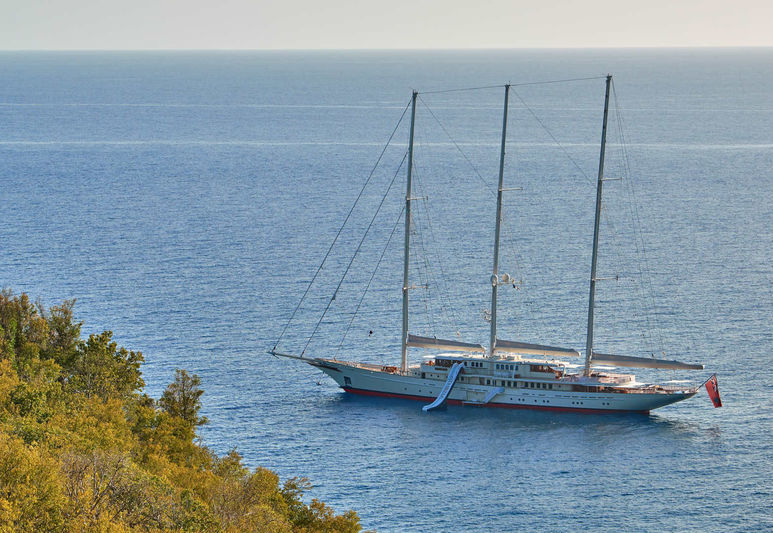 Athena anchored