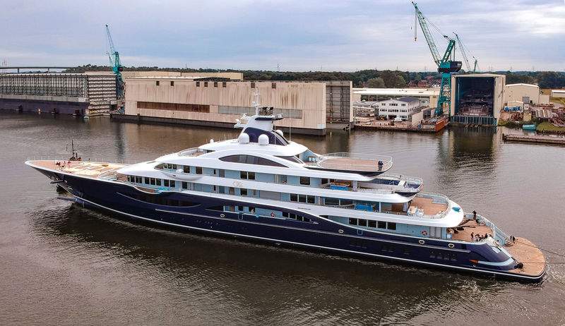 Revealed 111m Lurssen Superyacht Tis Launched Syt