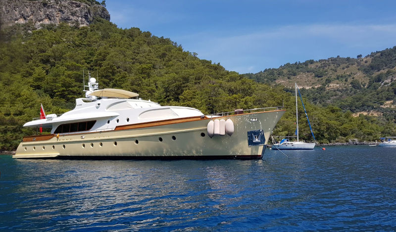 Mirage anchored