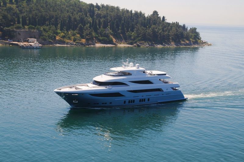 Azra anchored