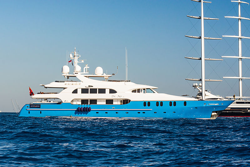 Dr No No anchored in Monaco