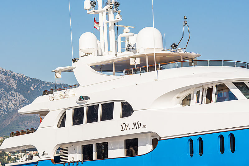 Dr No No anchored in Monaco