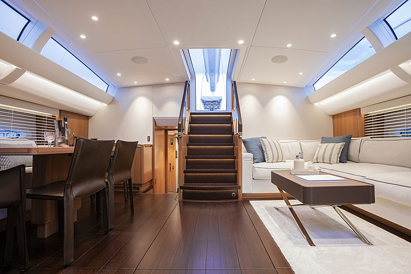 inside a mini yacht